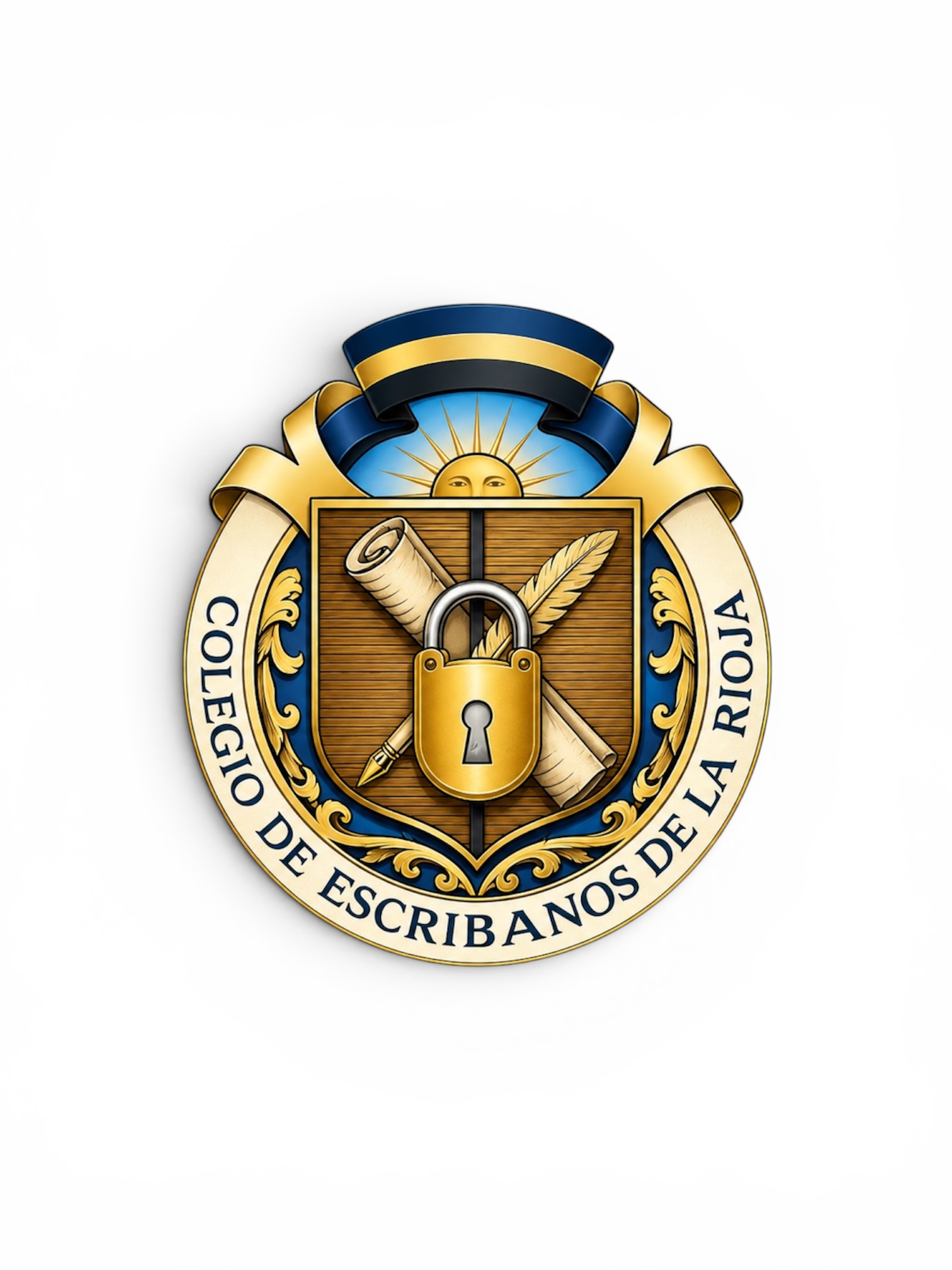 Escudo del Colegio de Escribanos de La Rioja